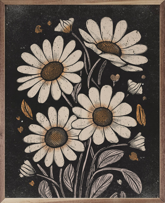 Daisies Black