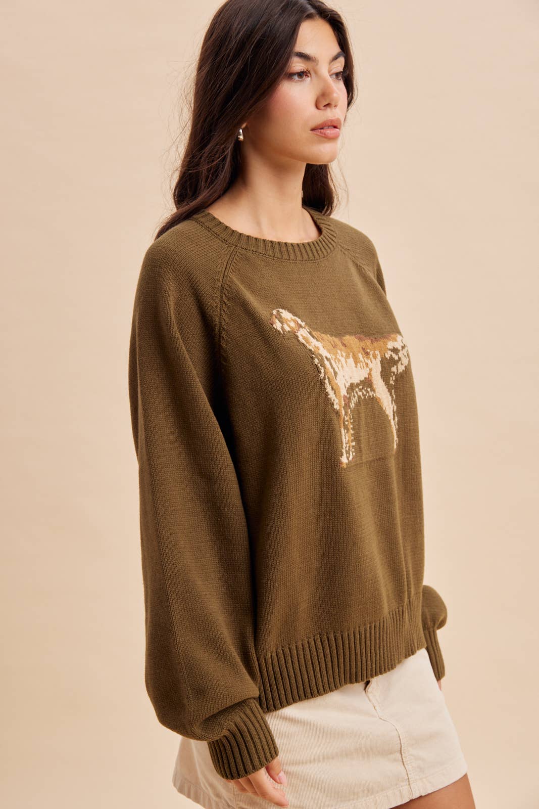 KNITTED RETRIEVER SWEATER
