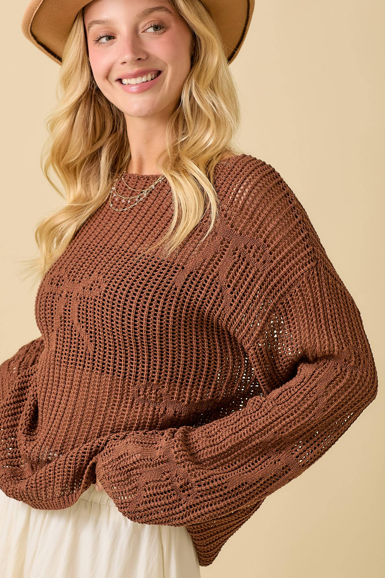 Boat Neck Crochet Bow Top
