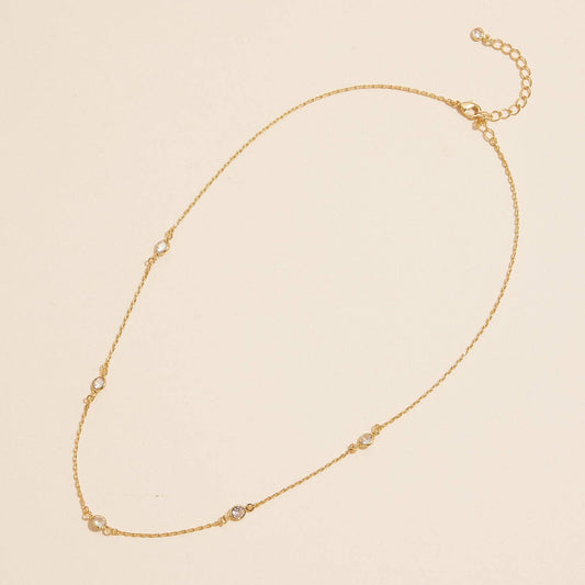 Cubic Zirconia 18K Gold Dipped