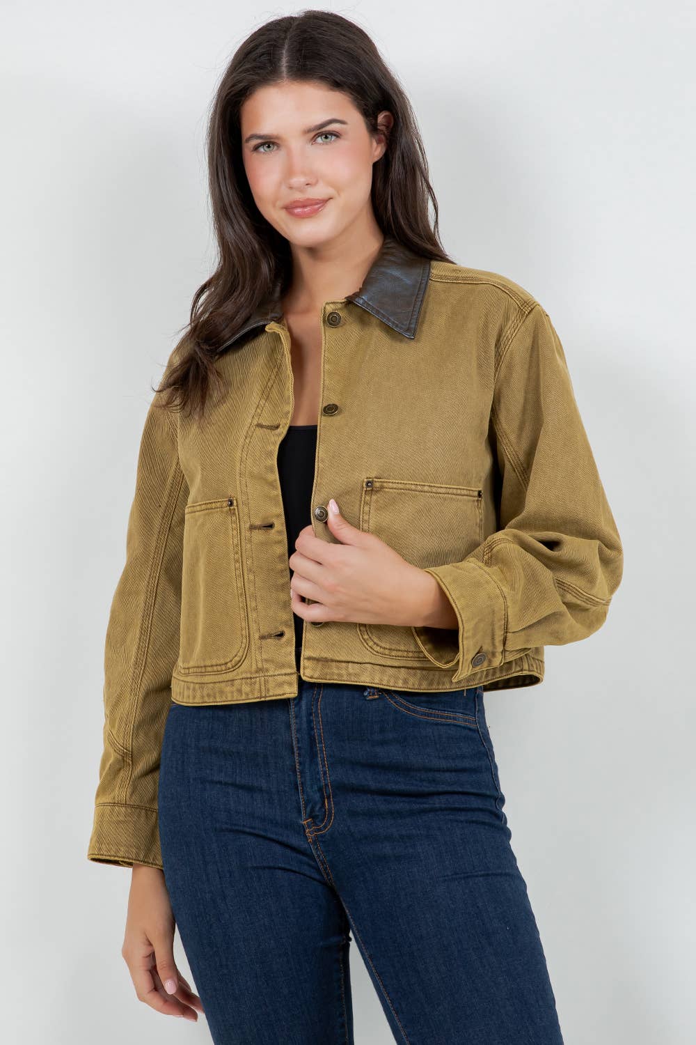 Breaking Camp Cotton Twill Cropped Barn Jacket