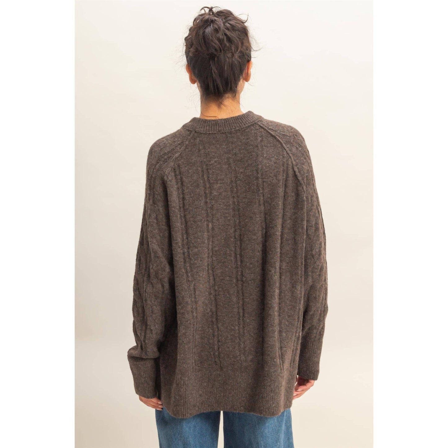 Cabin Fever Cable Knit Sweater