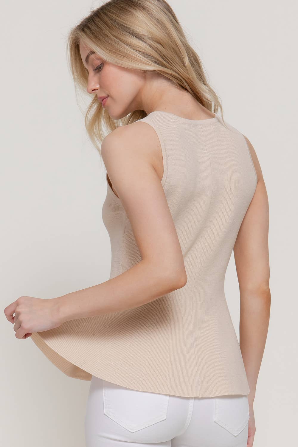 Come Away With Me Peplum Sweater
