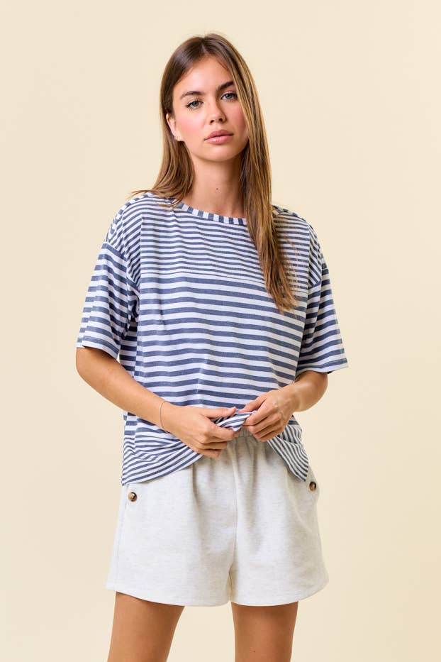 Boat Days & Sun Rays Stripe Top