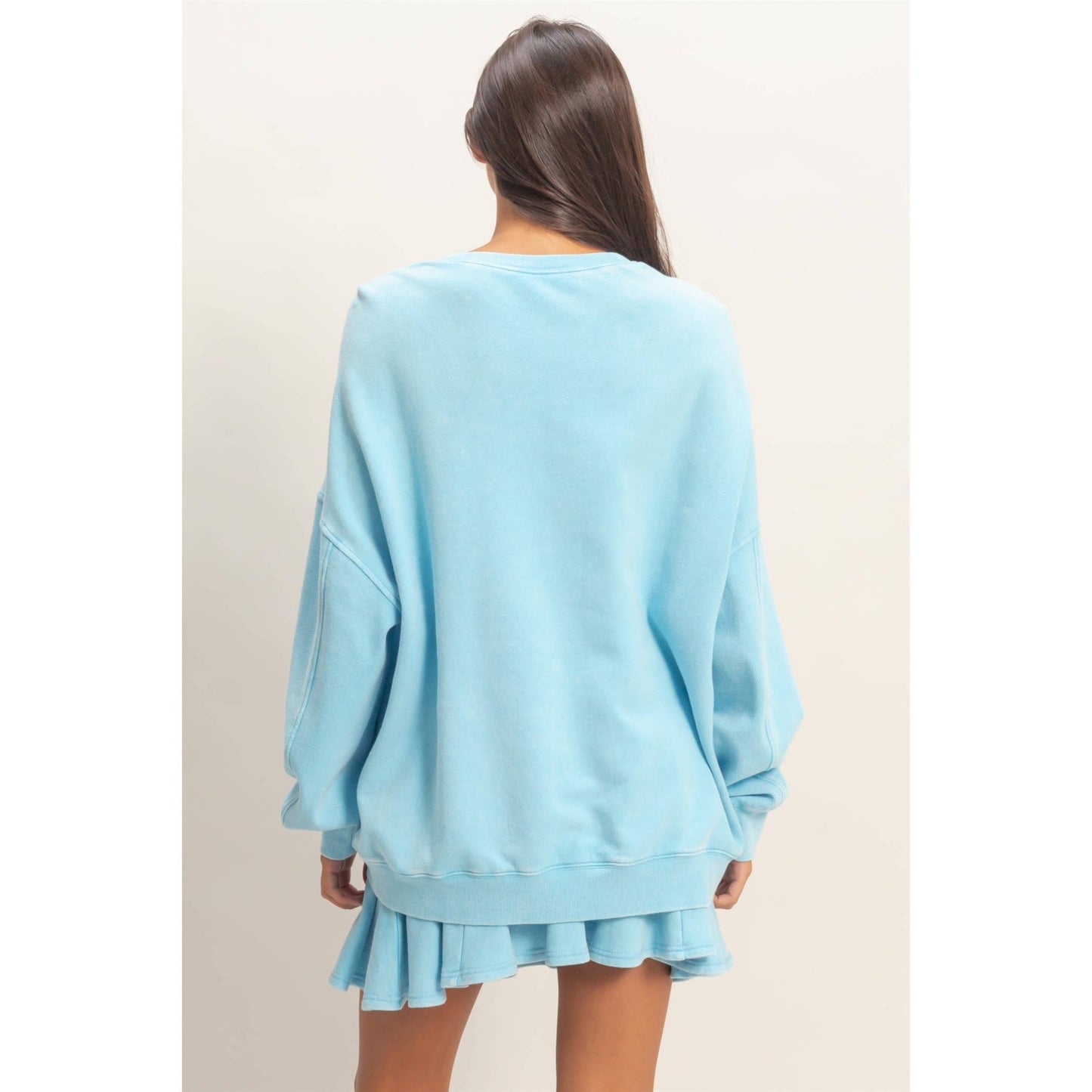 CF Crest Acid Wash Sweatshirt
