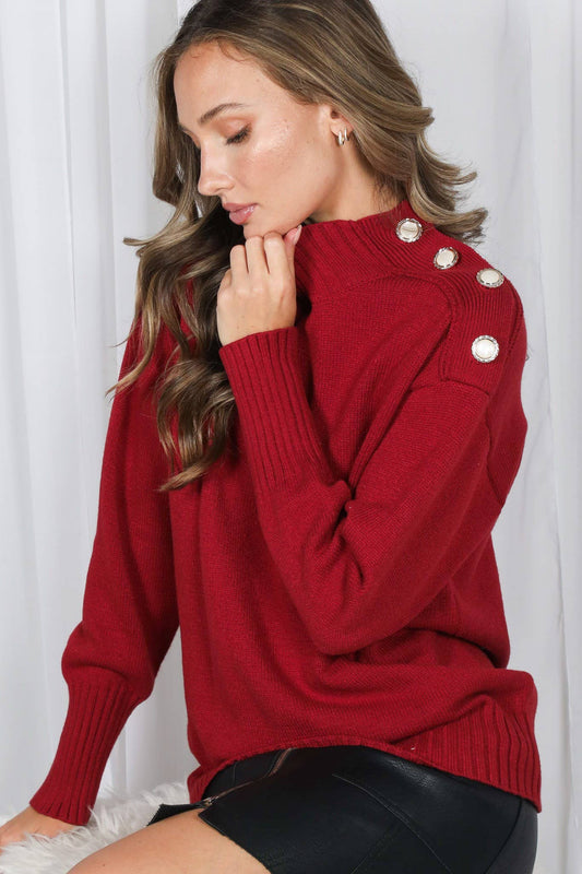 Button me Up Sweater