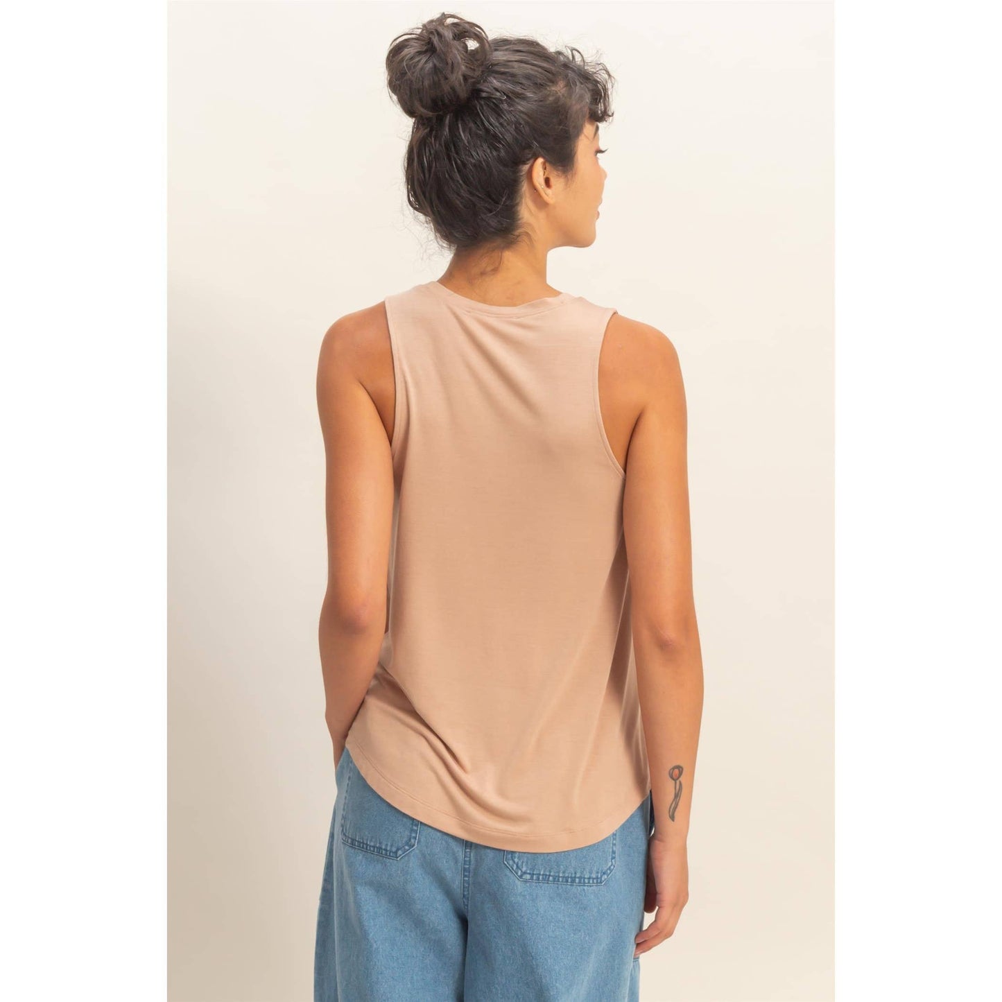 Basic Babe Rayon Flow Tank