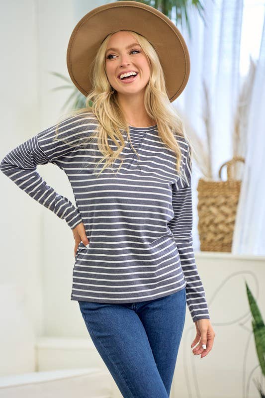 Criss Cross Open Back Long Sleeve