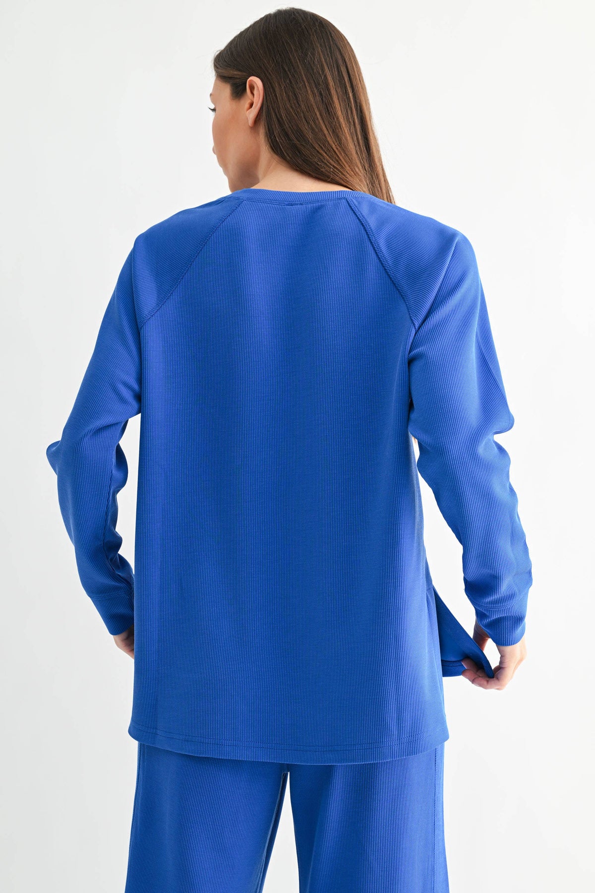 Luxe Sand Raglan Top