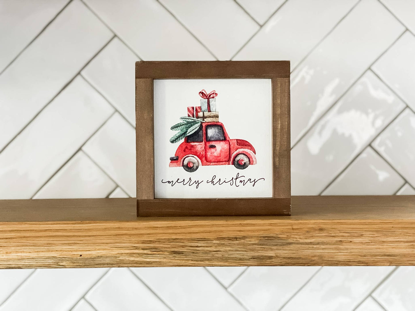 Christmas Truck | Christmas Wood Sign | Christmas Home Decor