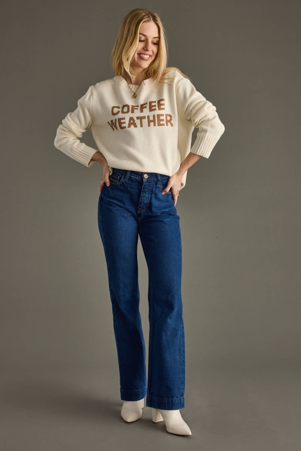 Vanilla Lattee Coffee Sweater