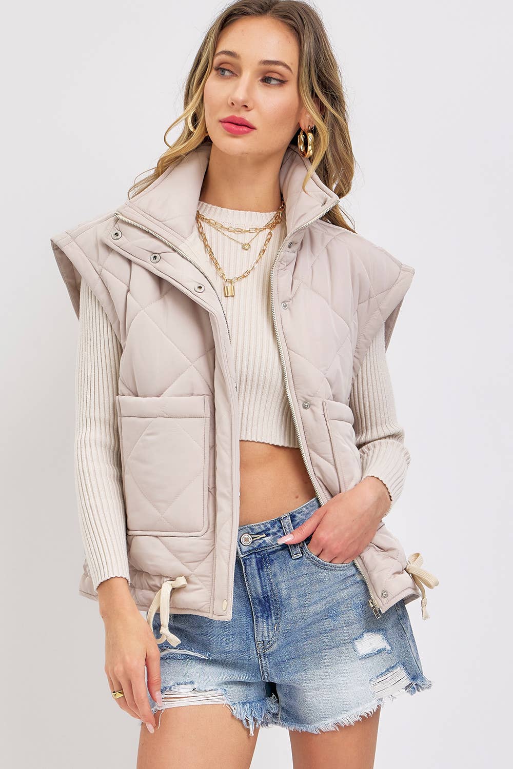 Cuddle Weather Side Tie Vest