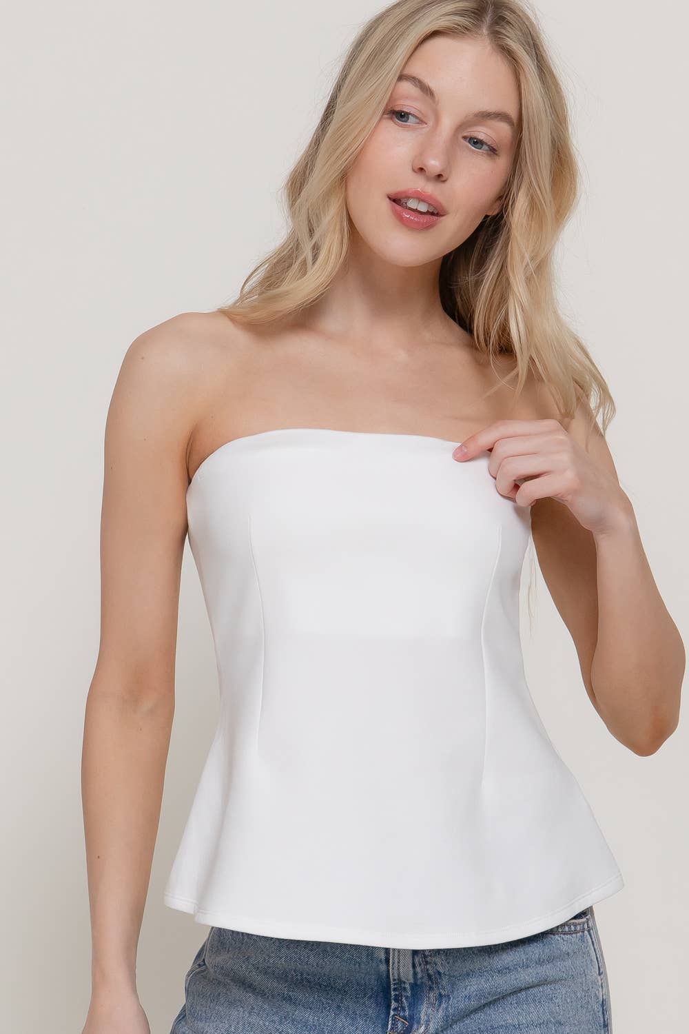 Basic Babe Peplum Top