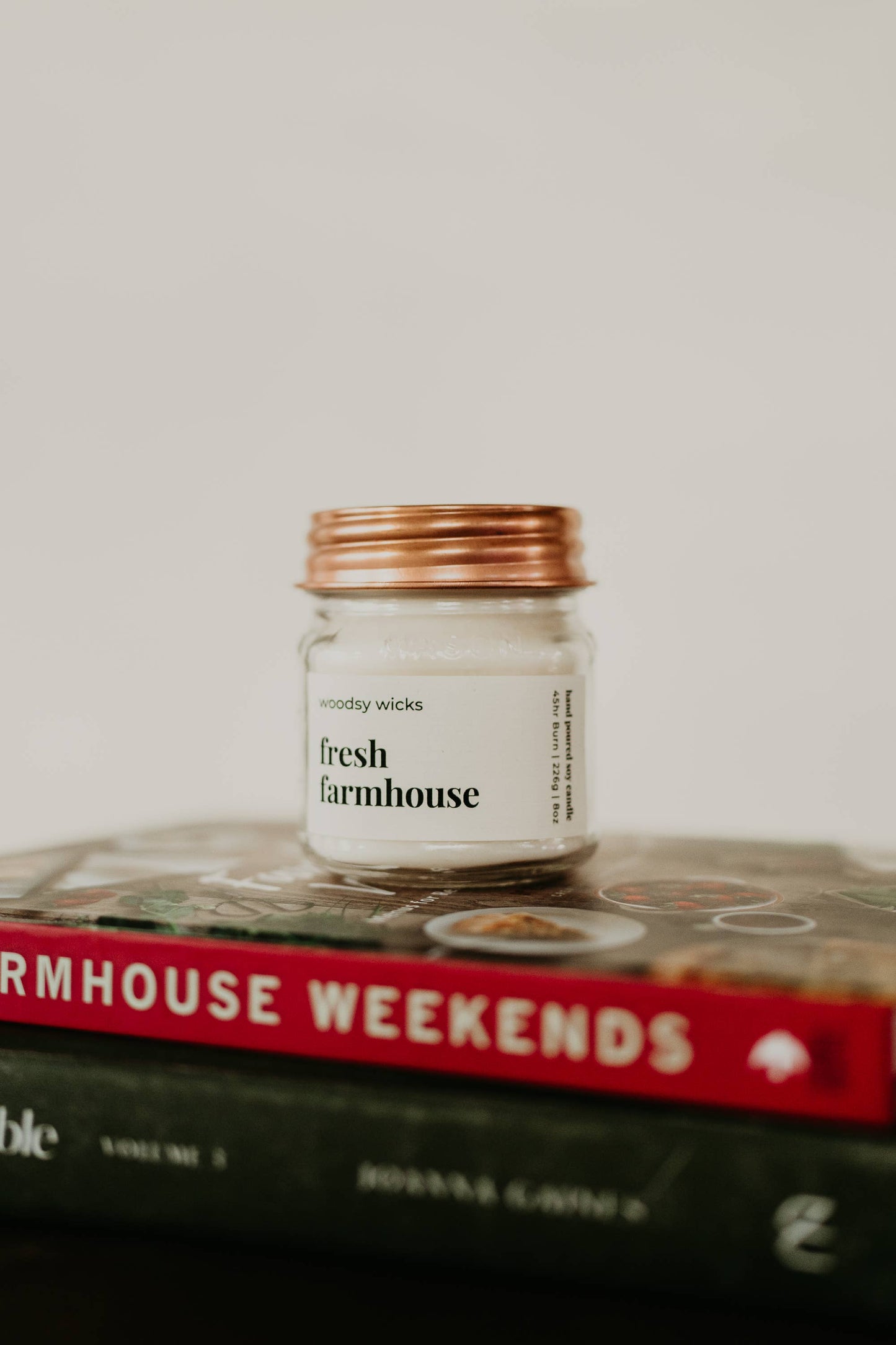 Farmhouse Candles - Copper - 100% Soy Wax Wood Wick -Rustic