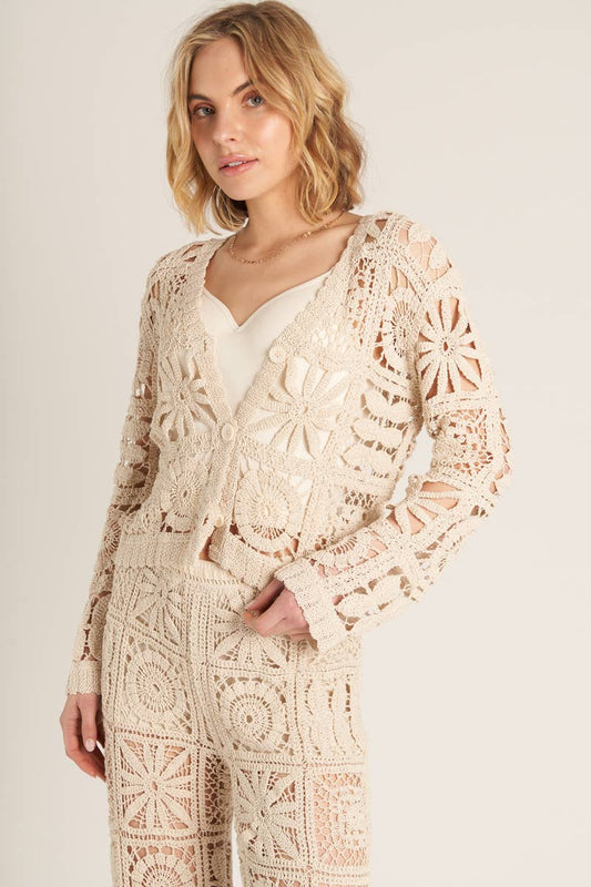 Granny Core Crochet Cardigan
