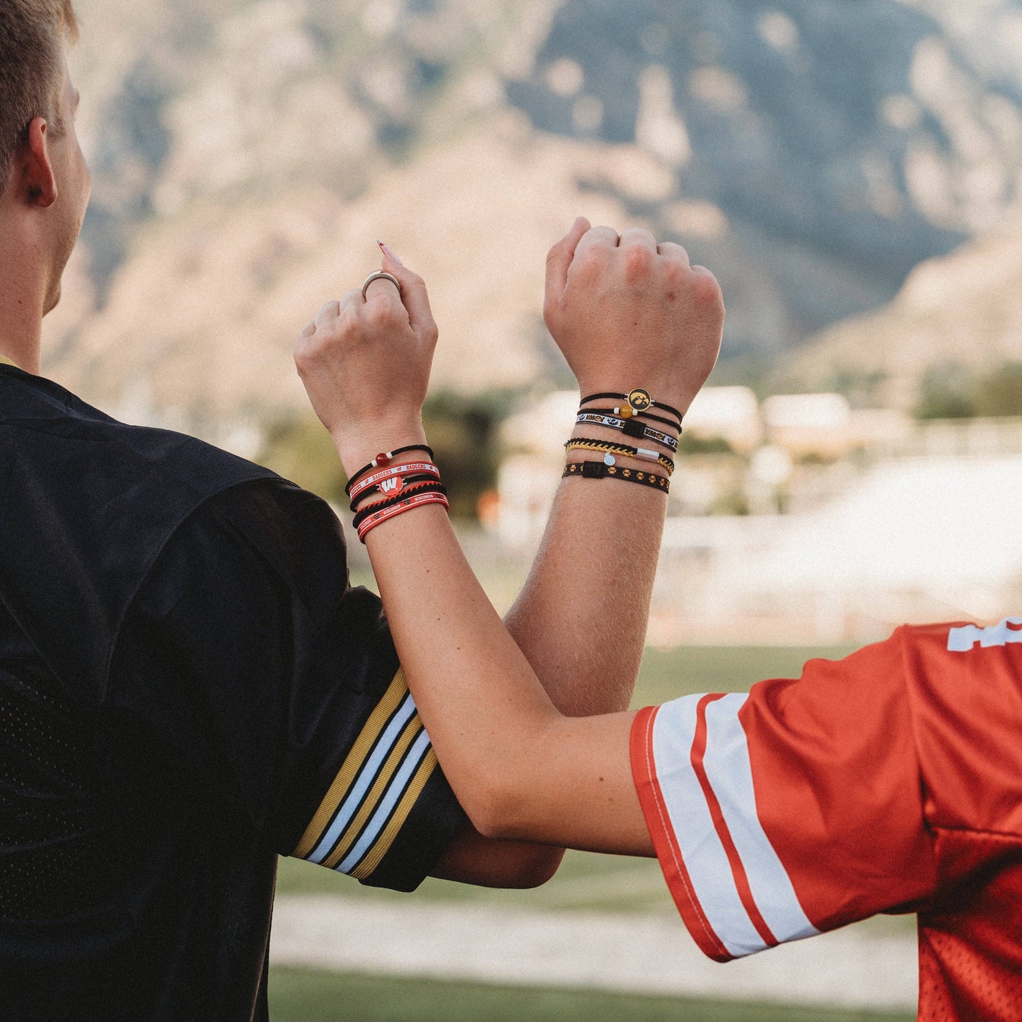 University of Iowa Game Day Hair Tie Bracelets