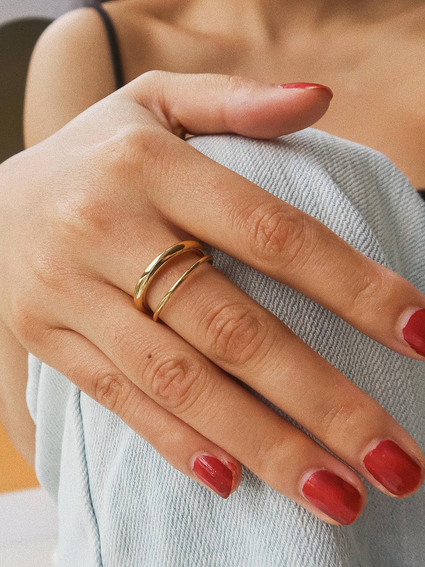 Harvey Non-Tarnish Classic Double Band Ring