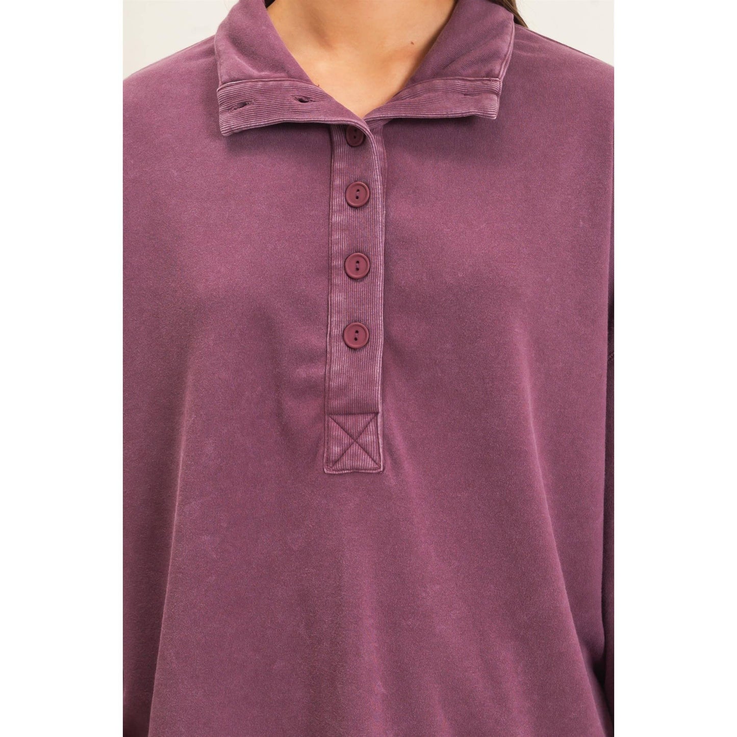 Cozy Vibes Mineral Wash Sweatshirt