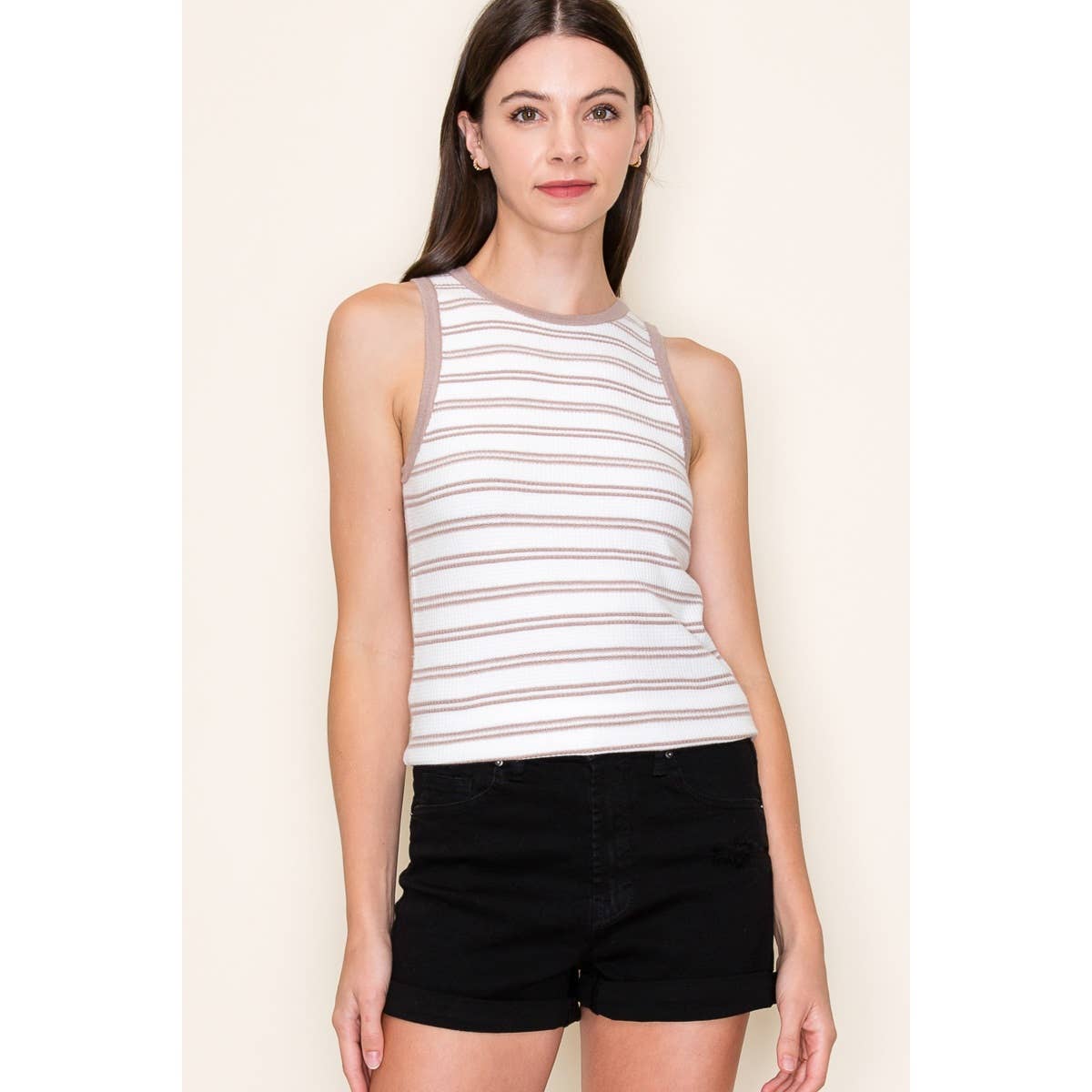 Below Deck Striped Tank