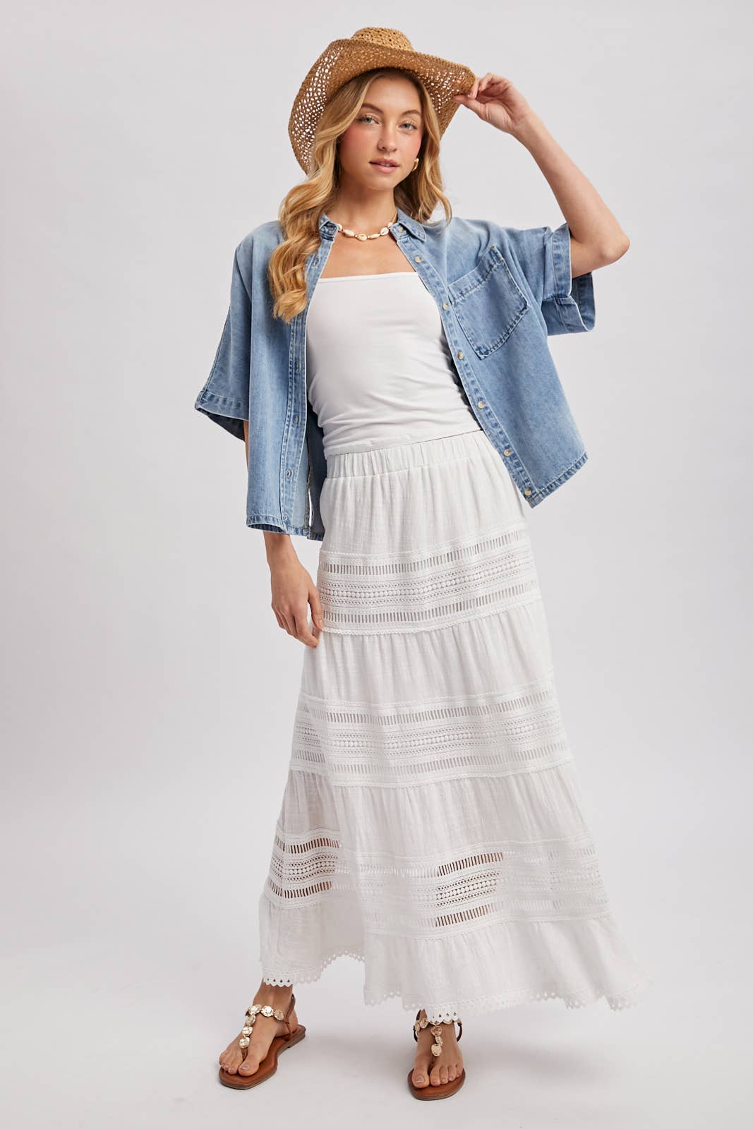 Denim & Daisies Button Up