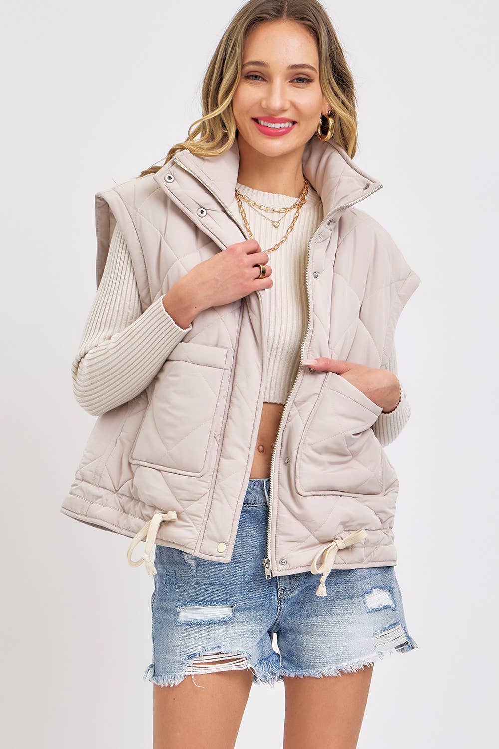Cuddle Weather Side Tie Vest