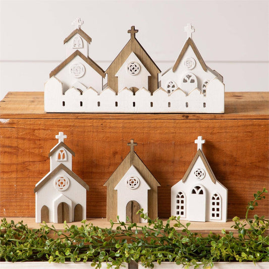 Mini Wood Churches