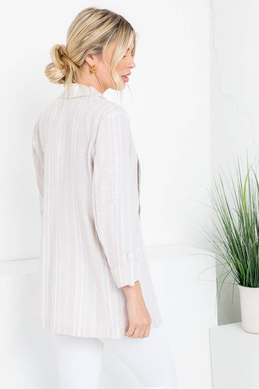 Corporate Girly Blazer White
