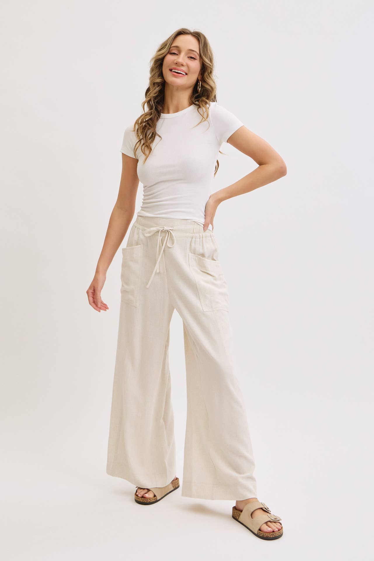 Jet Setting Linen Pant