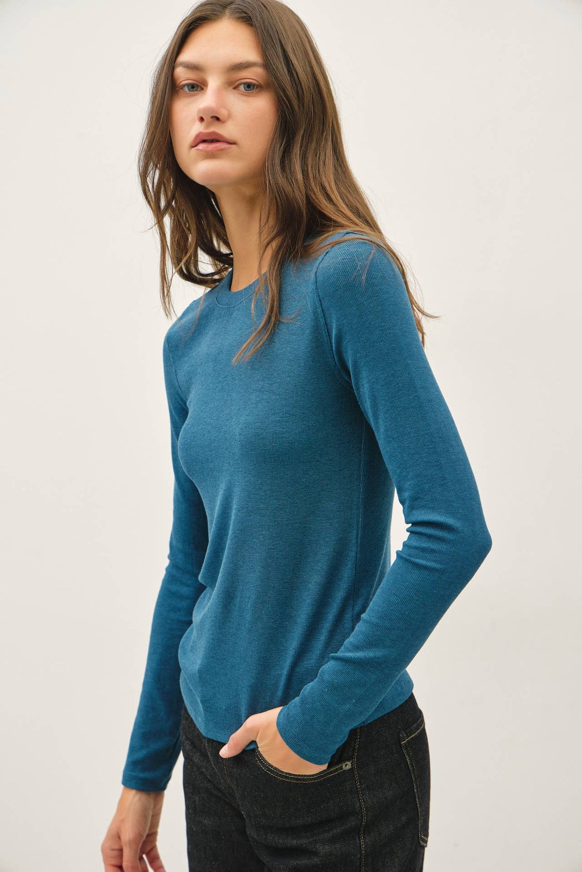 Basic Babe Ribbed Longsleeve