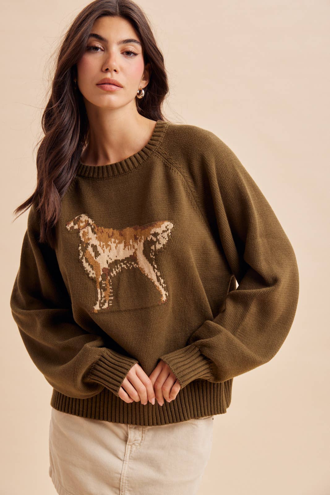 KNITTED RETRIEVER SWEATER