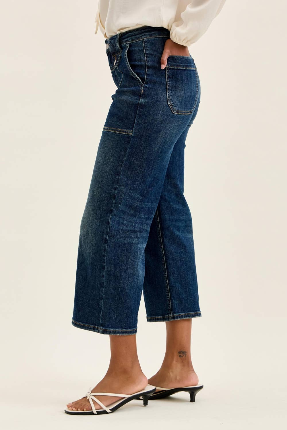 JB Sail Away Utility Crop Denim