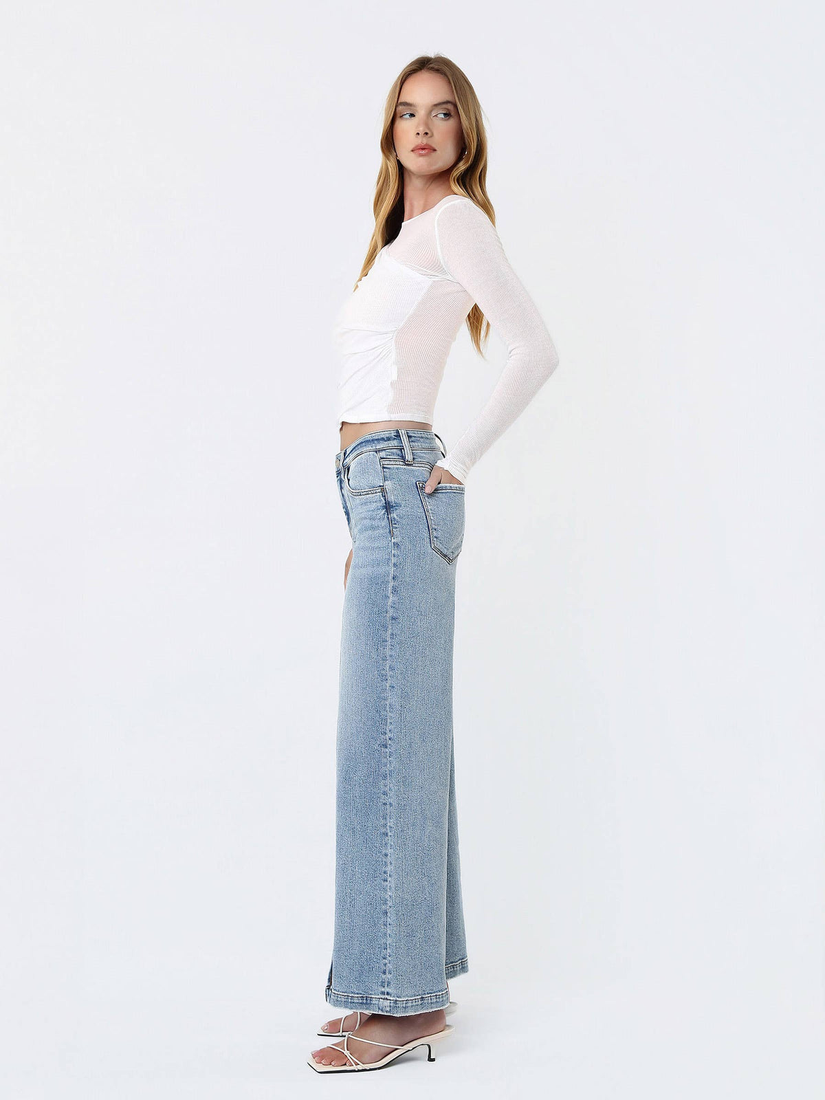 Haley Midrise Sideseam Denim