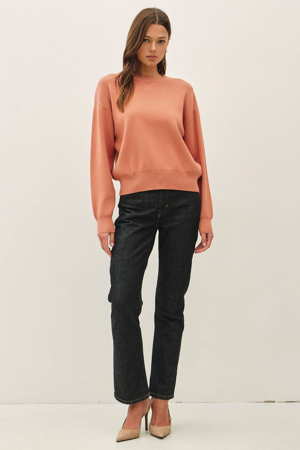 Ivy League Crop Sweatshirt