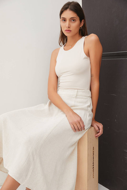 Belt Babe Maxi Skirt