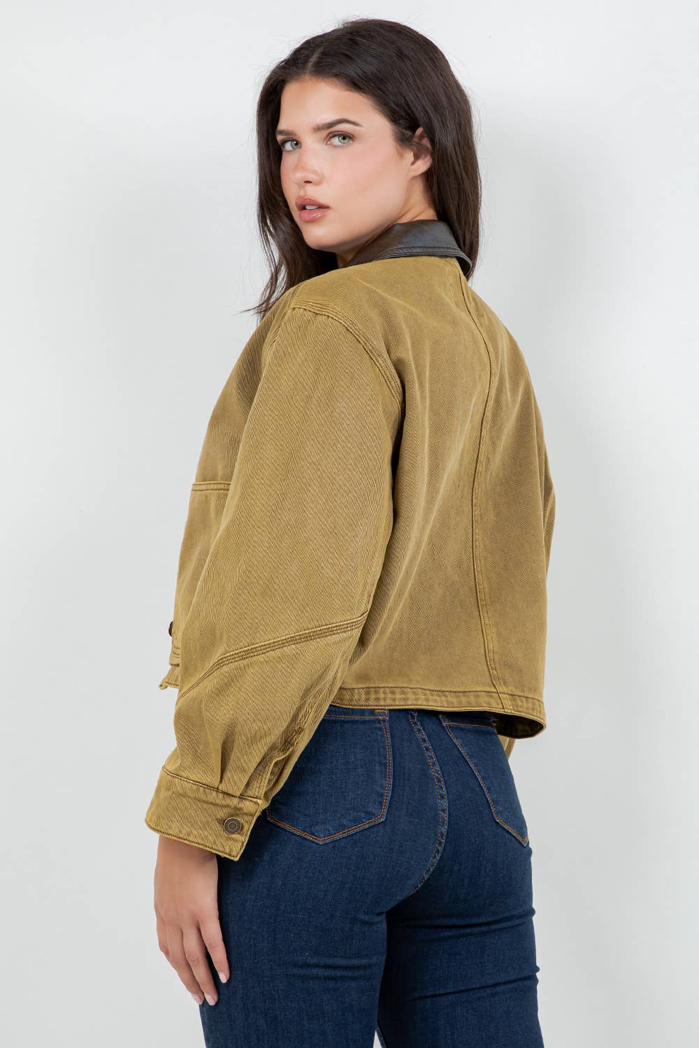 Breaking Camp Cotton Twill Cropped Barn Jacket