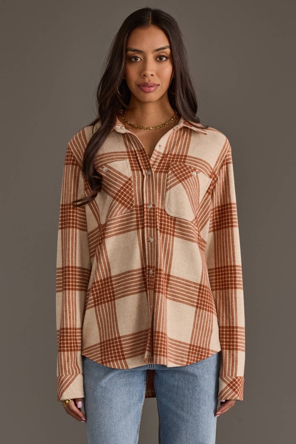 Rusty Pumpkin Flannel