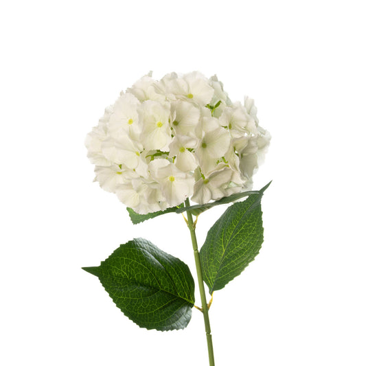 Real Touch Hydrangea - 29 Inch - Fresh White