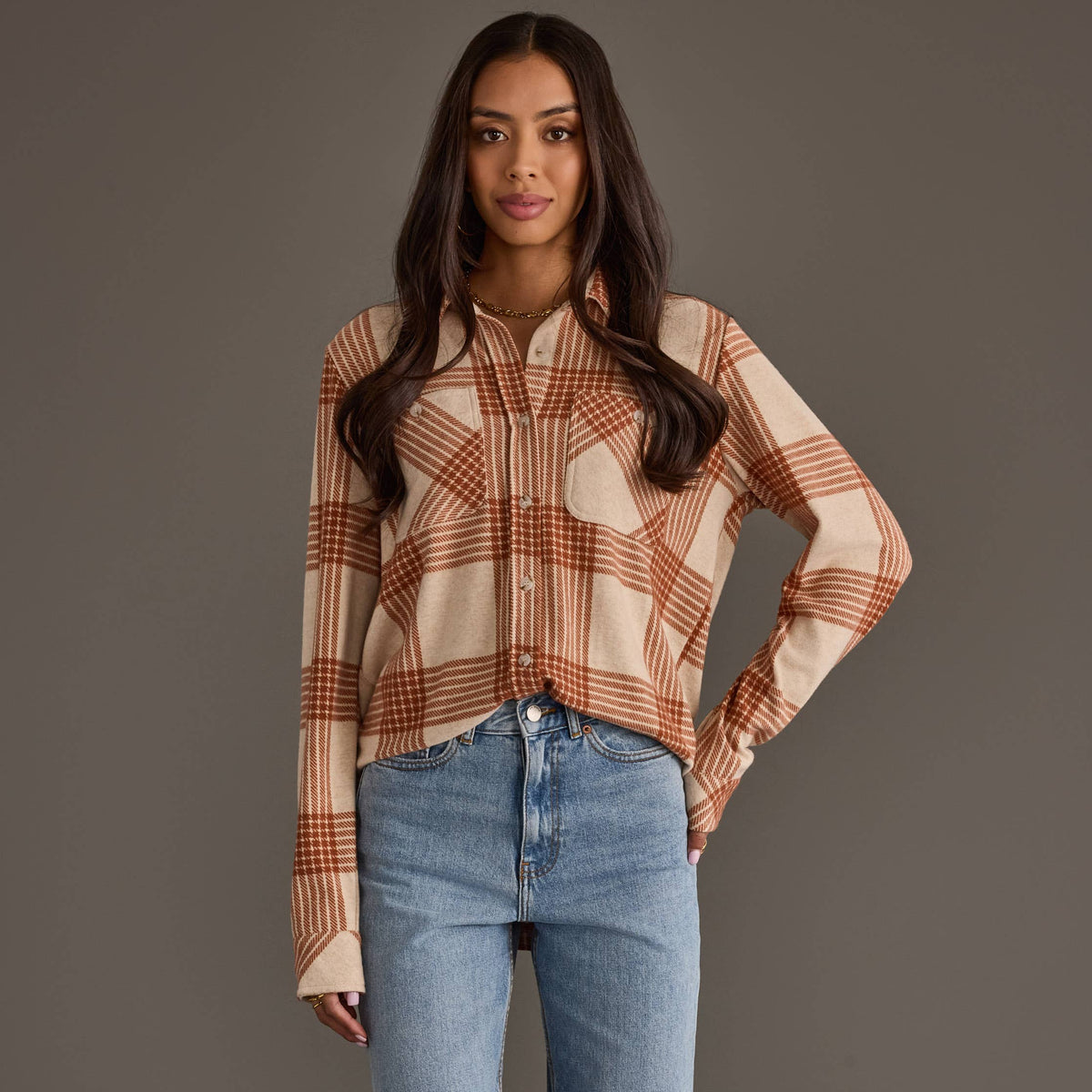 Rusty Pumpkin Flannel