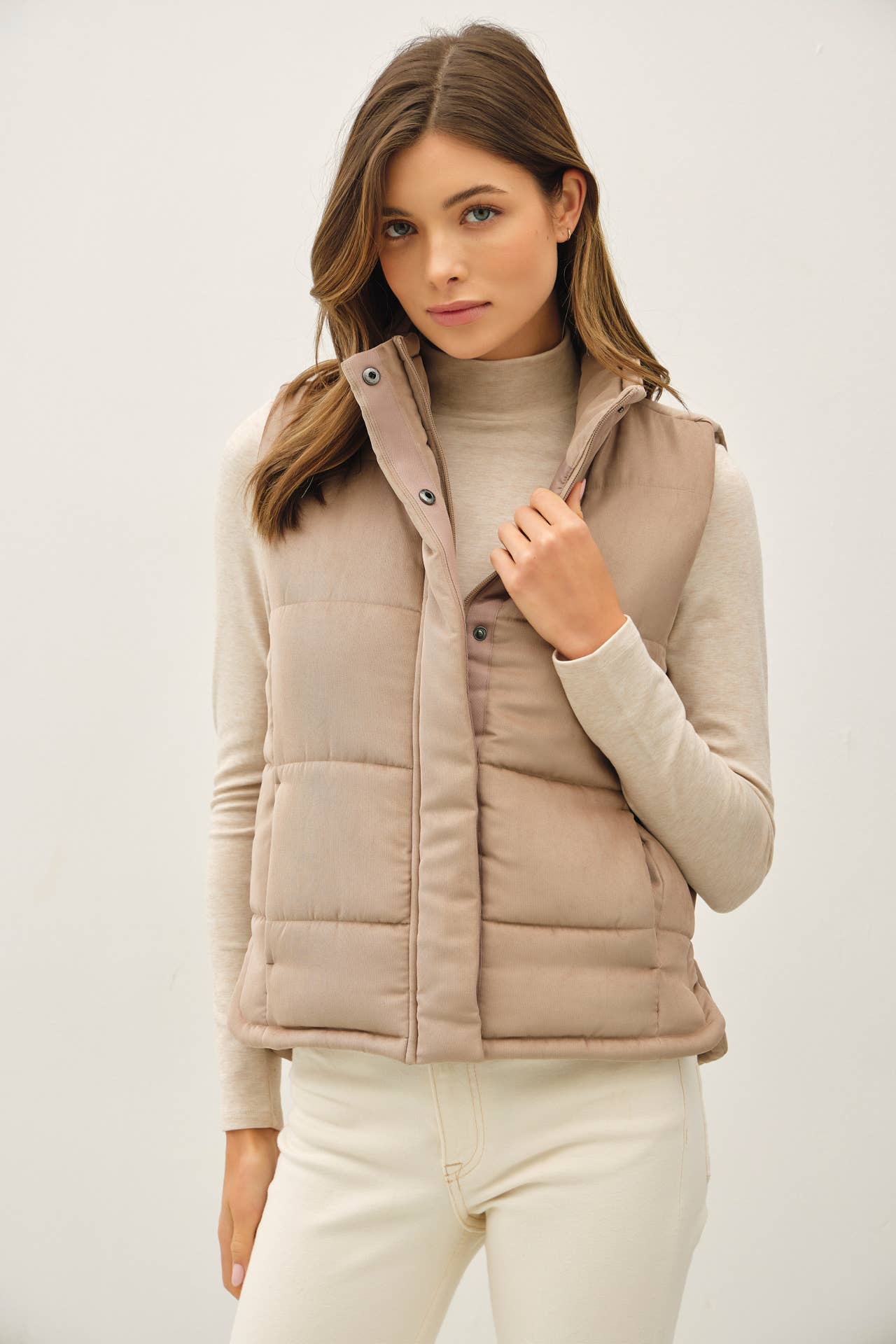 Mocha Suede Vest