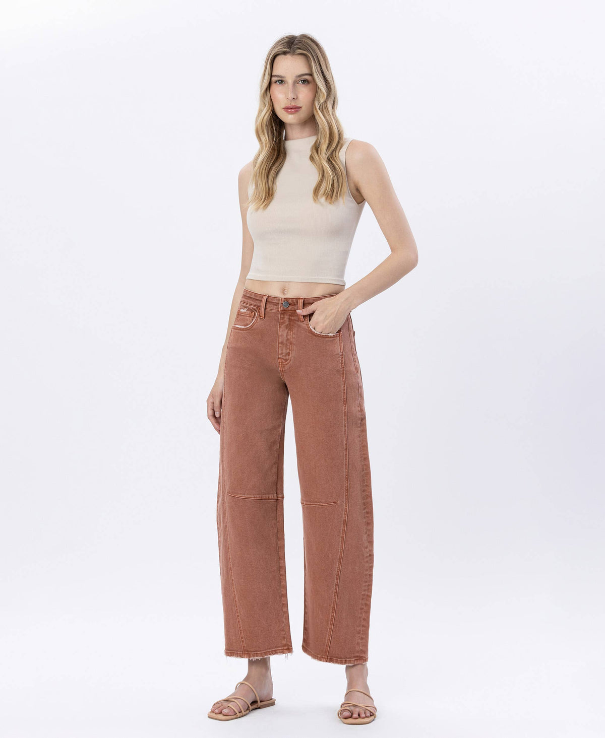 Copper Barrel Jean