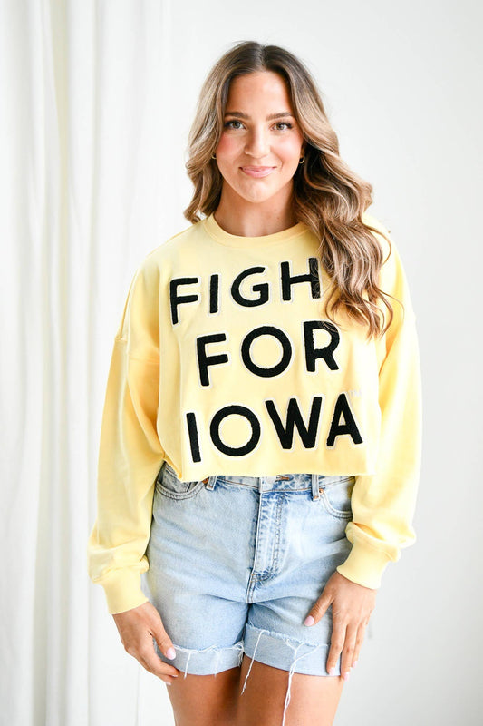 Iowa Chenille Crewneck