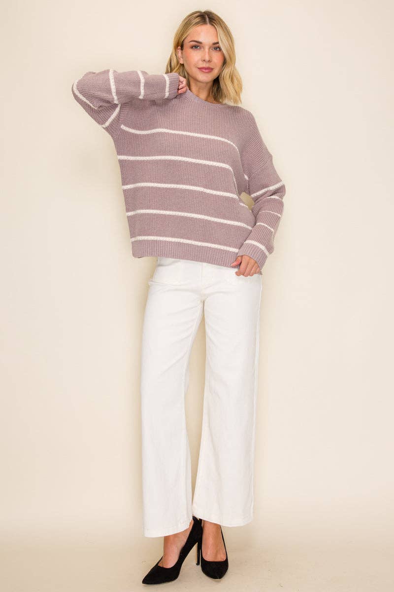 Madly in Mauve Sweater