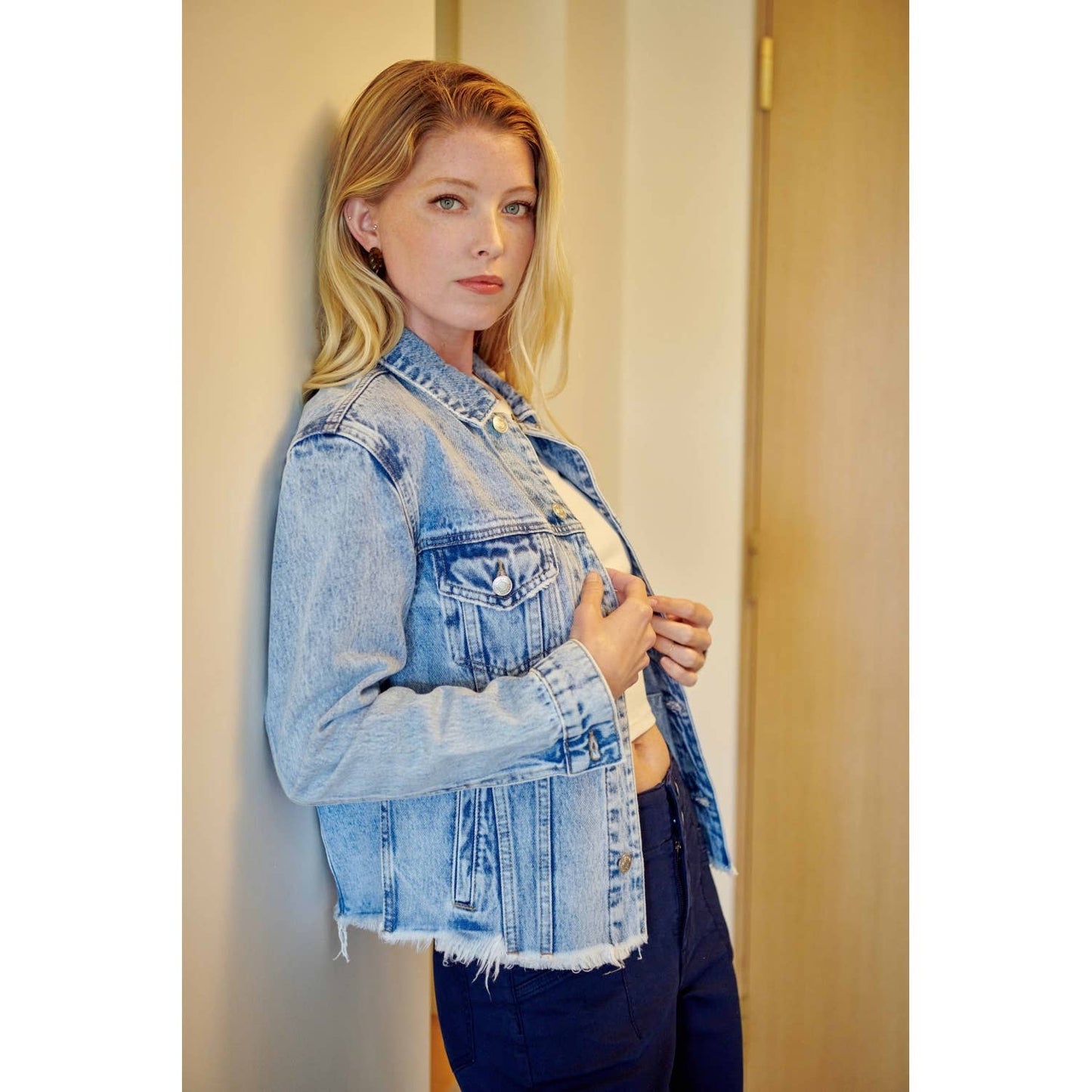Sing Me A Song Denim Jacket