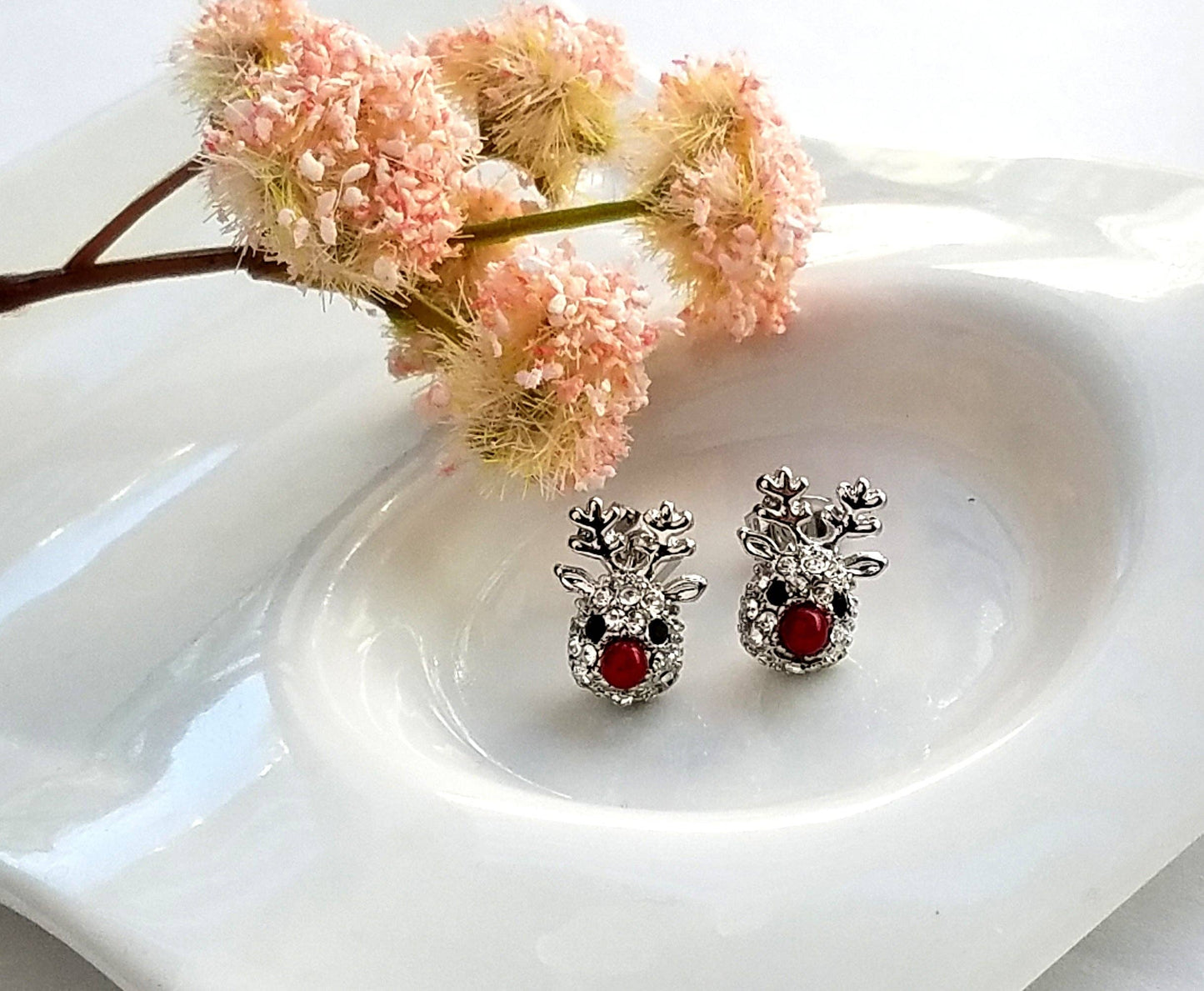 Reindeer Post Earrings