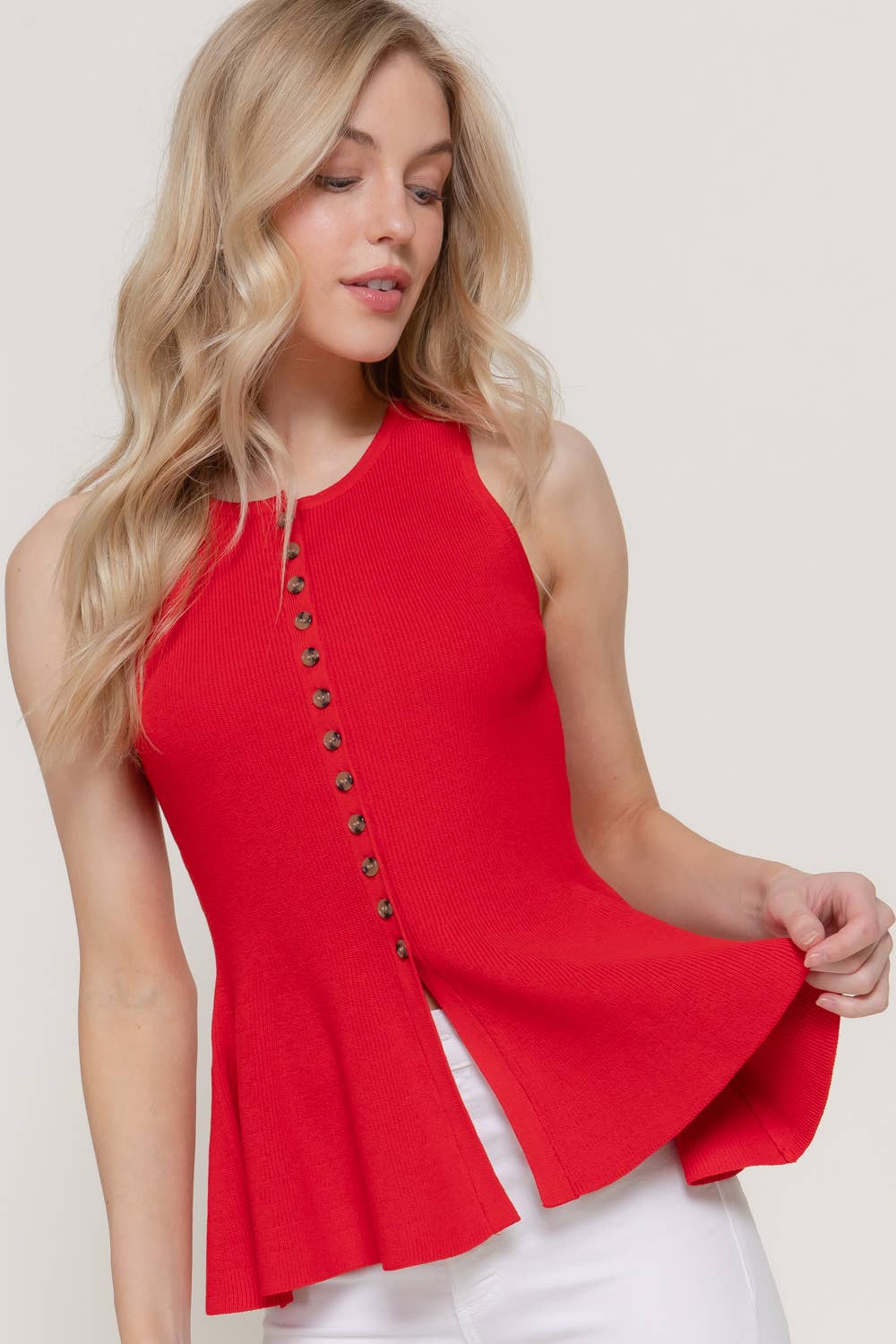 Come Away With Me Peplum Sweater