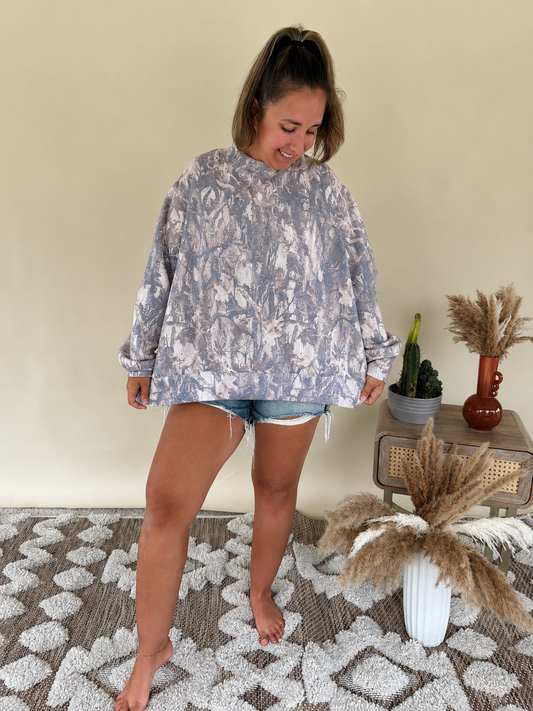 Woodland Camo Mockneck