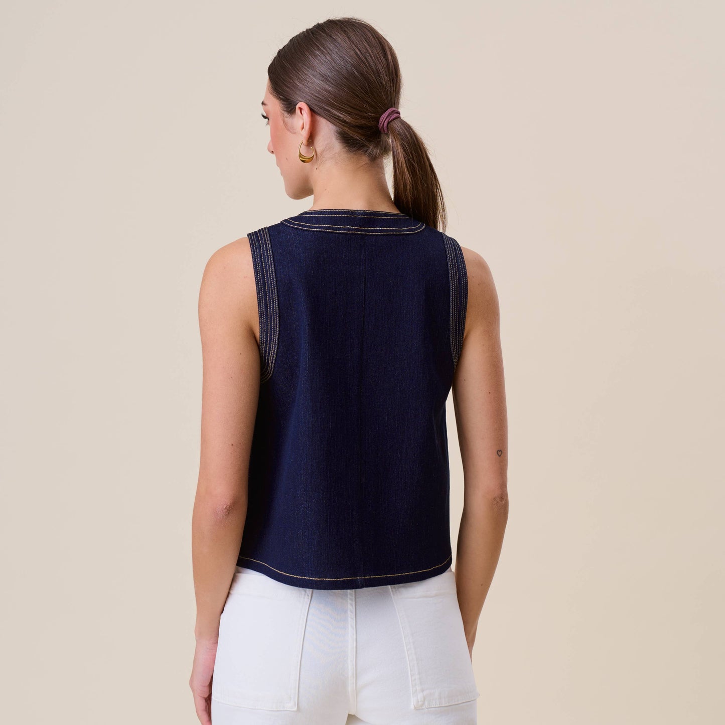 Ibiza Nights Button Top