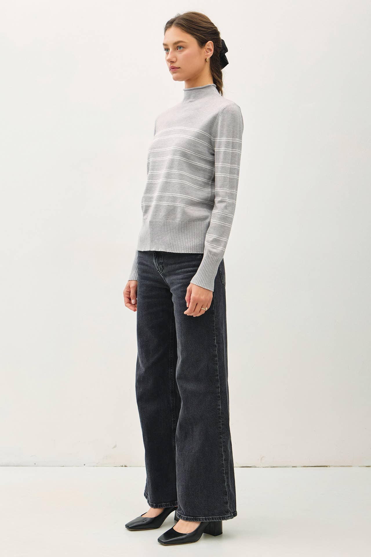 Synthia Mock Neck Top