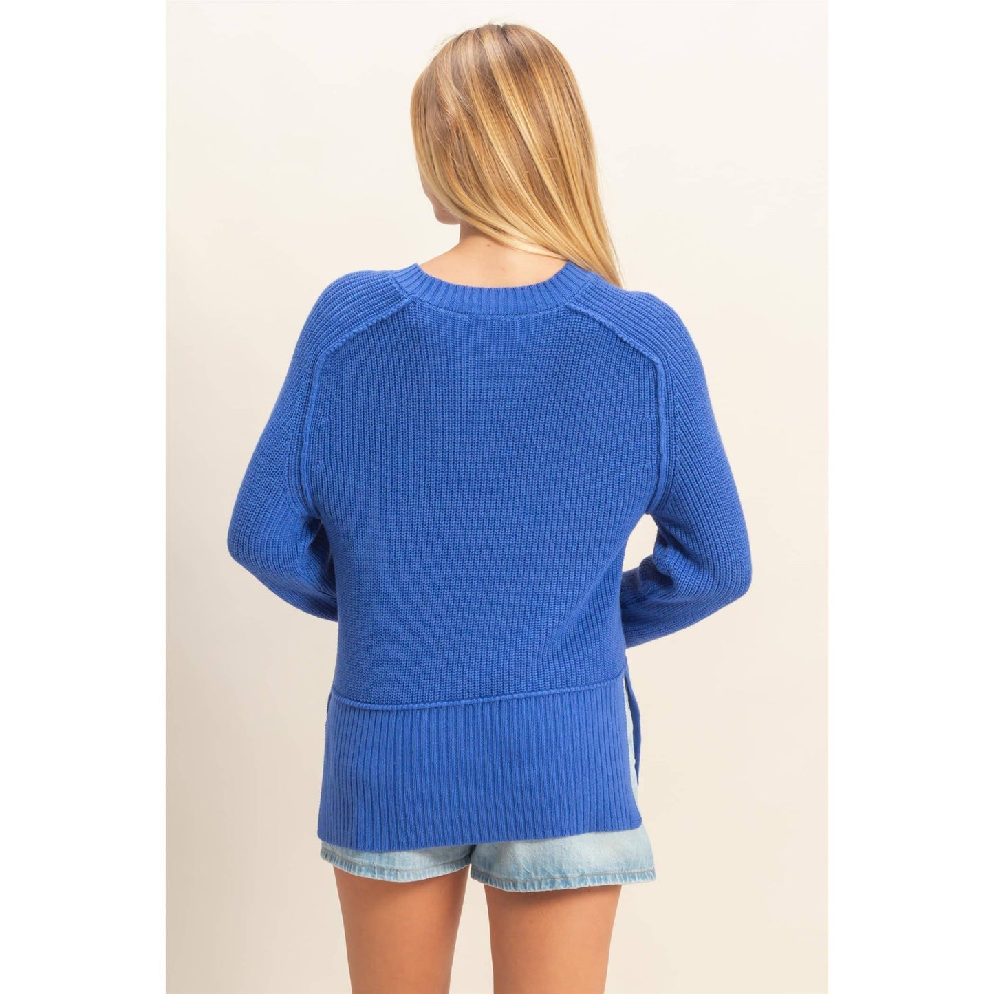 Chiara Side Slit Sweater