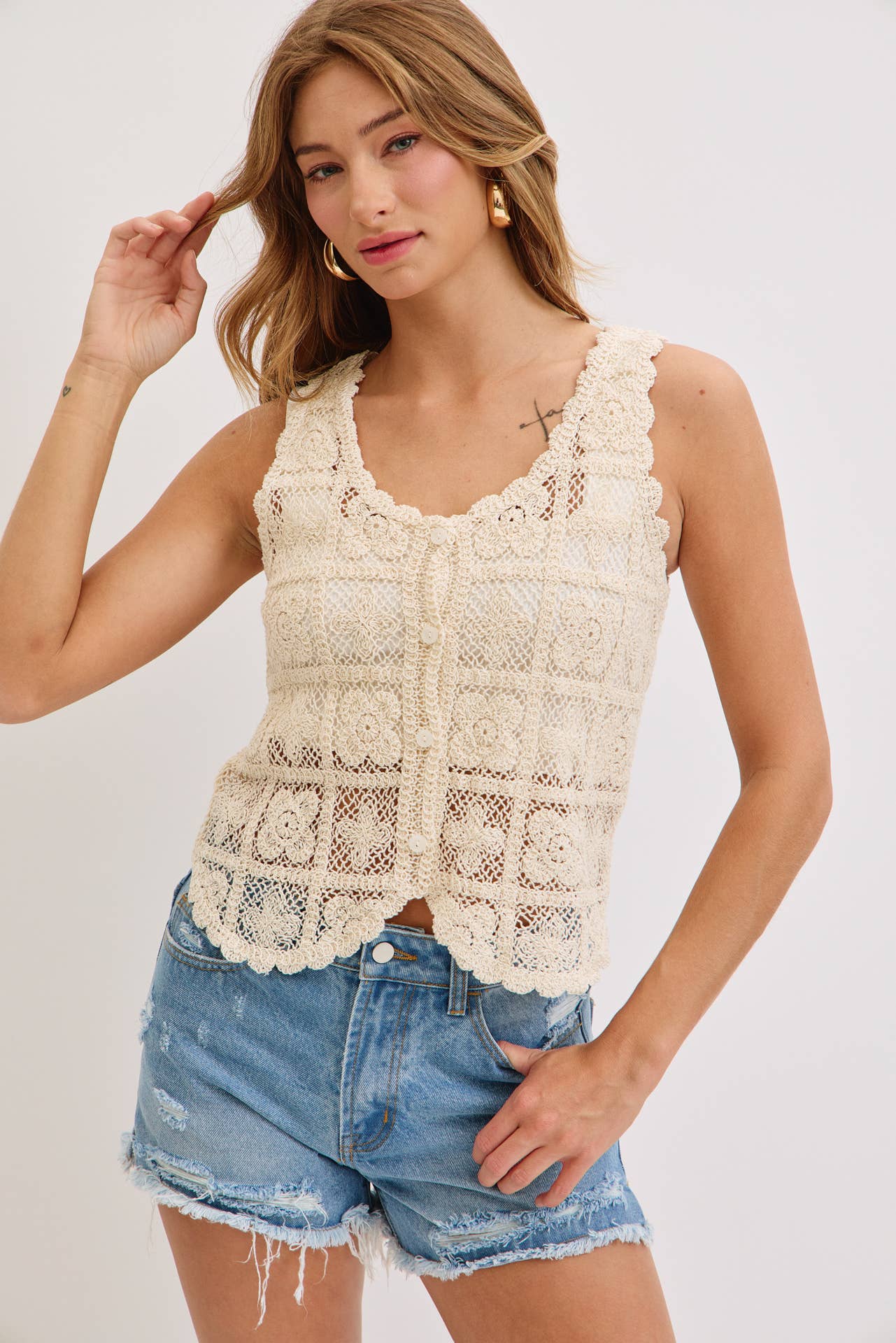 Boho Dreams Button Up Vest
